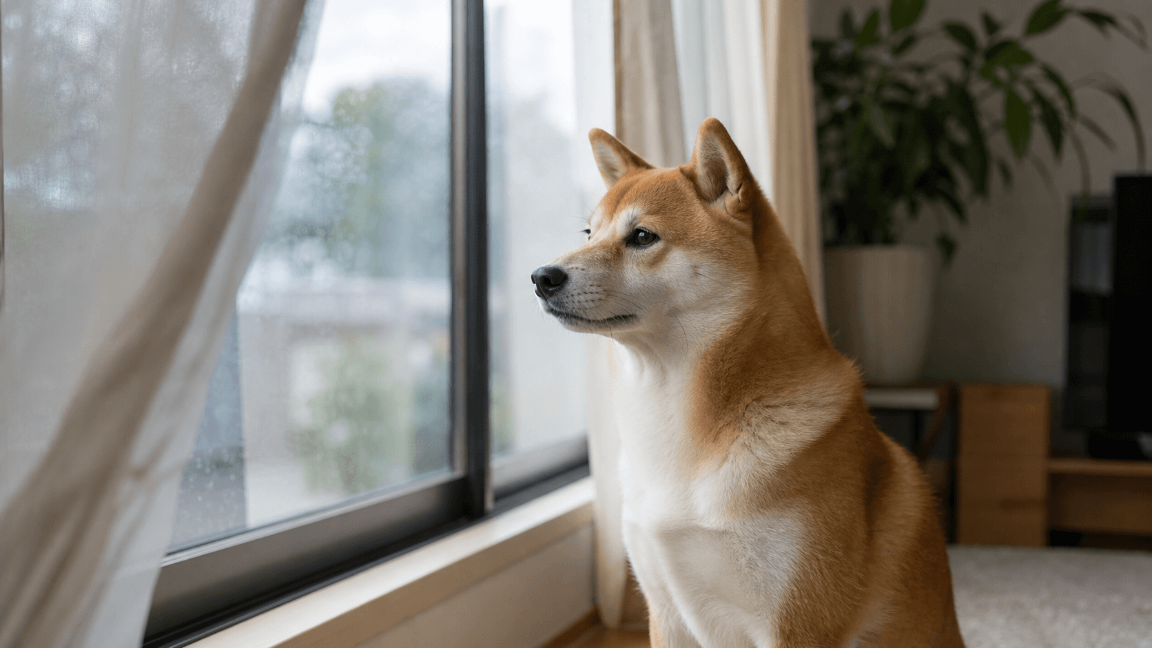 犬が強風の日に落ち着かない時の怖がりサインと家庭での整え方