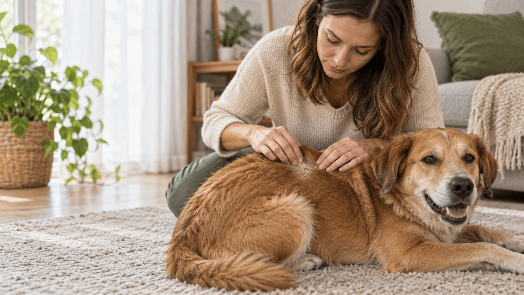犬の背中にしこりがあるときの原因と受診の目安