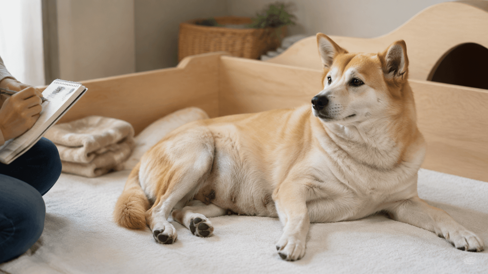 犬の乳腺炎の症状と受診の目安|授乳中に乳房が腫れたときの注意
