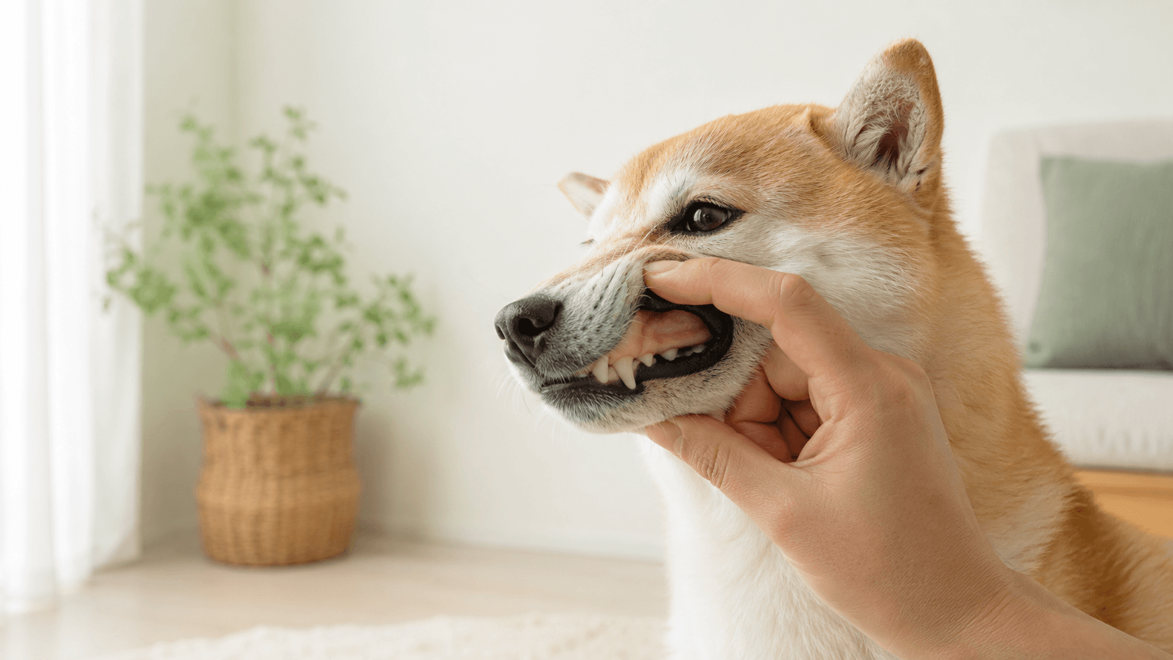 犬の歯ぐきが白いときに確認することと受診の目安