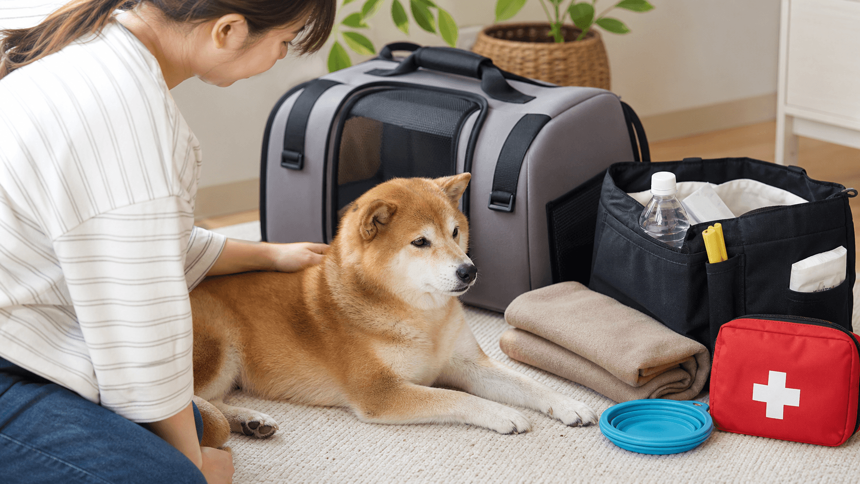 犬が地震後に元気がない時の観察と休ませ方