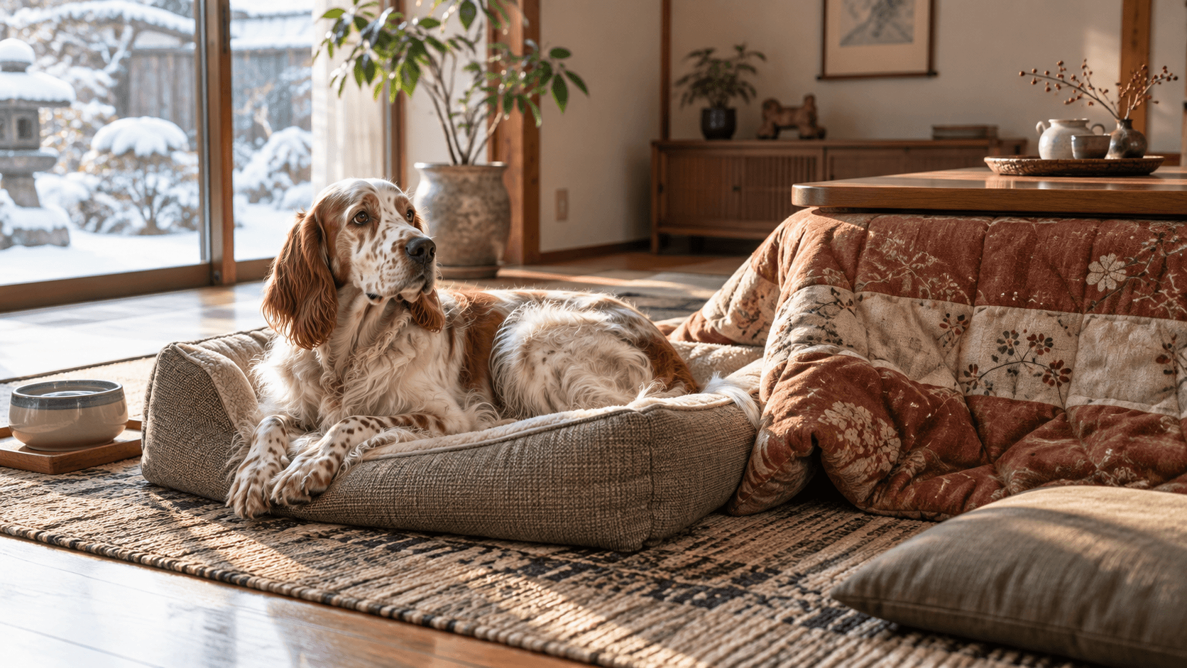 犬がこたつに入るのは大丈夫?安全の確認と見守り方