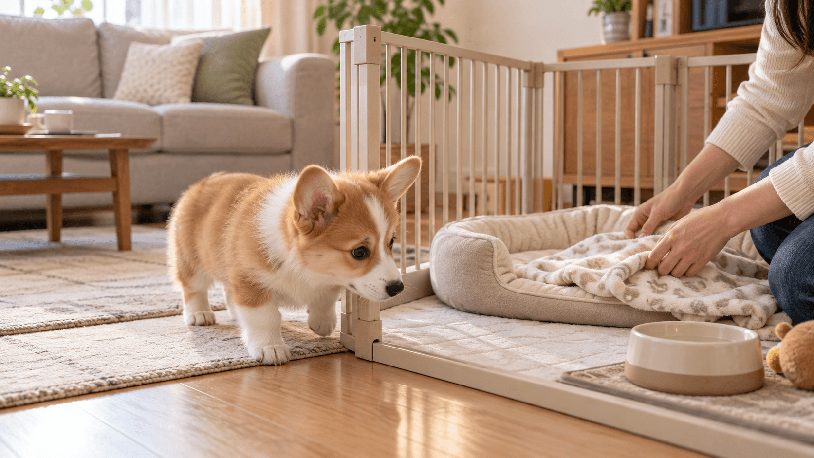 子犬を迎える準備リスト|部屋づくり・用品・初日の段取り