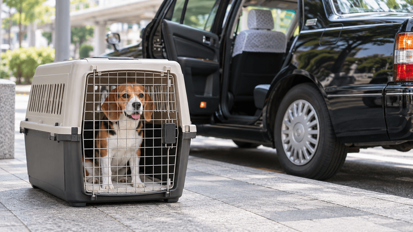 犬はタクシーに乗れる?予約前の確認・キャリーと乗車の準備