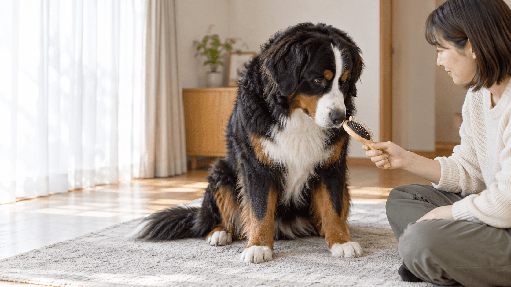 犬がブラッシングを嫌がるのはなぜ?ブラシに慣れる練習と中止のサイン