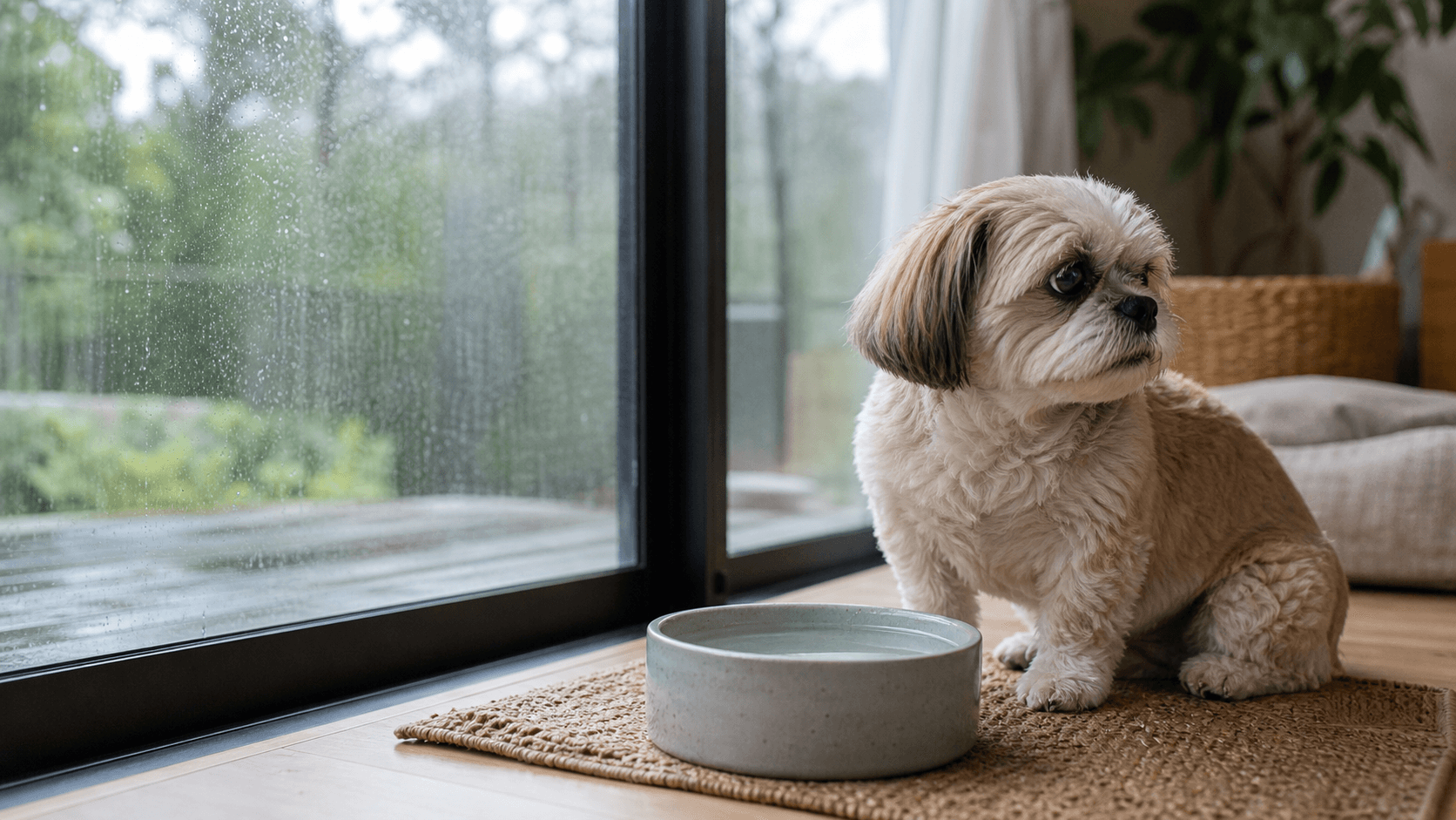 犬が雨の日だけ水を飲まない時の理由と脱水を防ぐ工夫