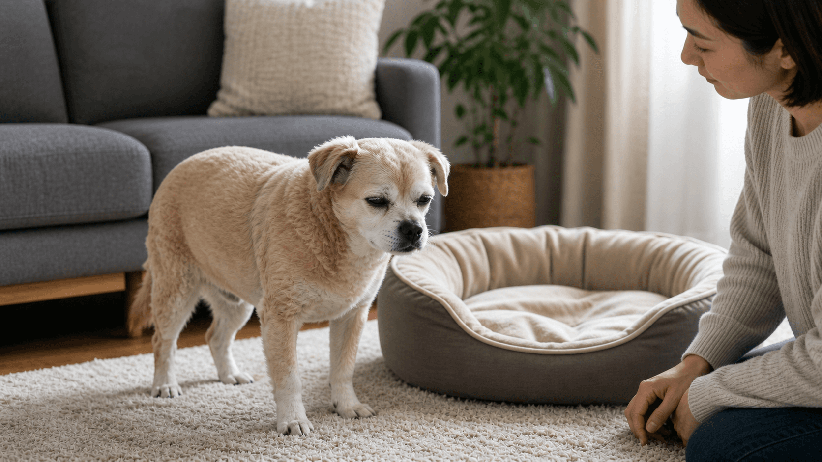 犬が立ったまま寝るように見える時の原因と受診目安