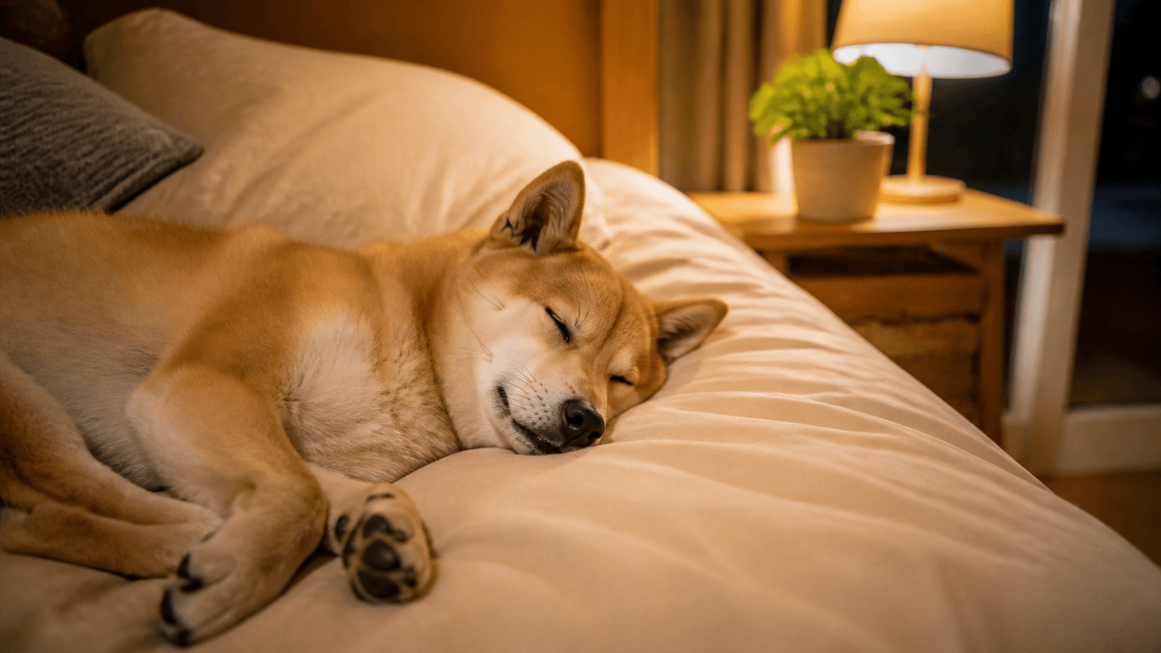 犬が寝てる時に口をくちゃくちゃ動かす時の見分け方