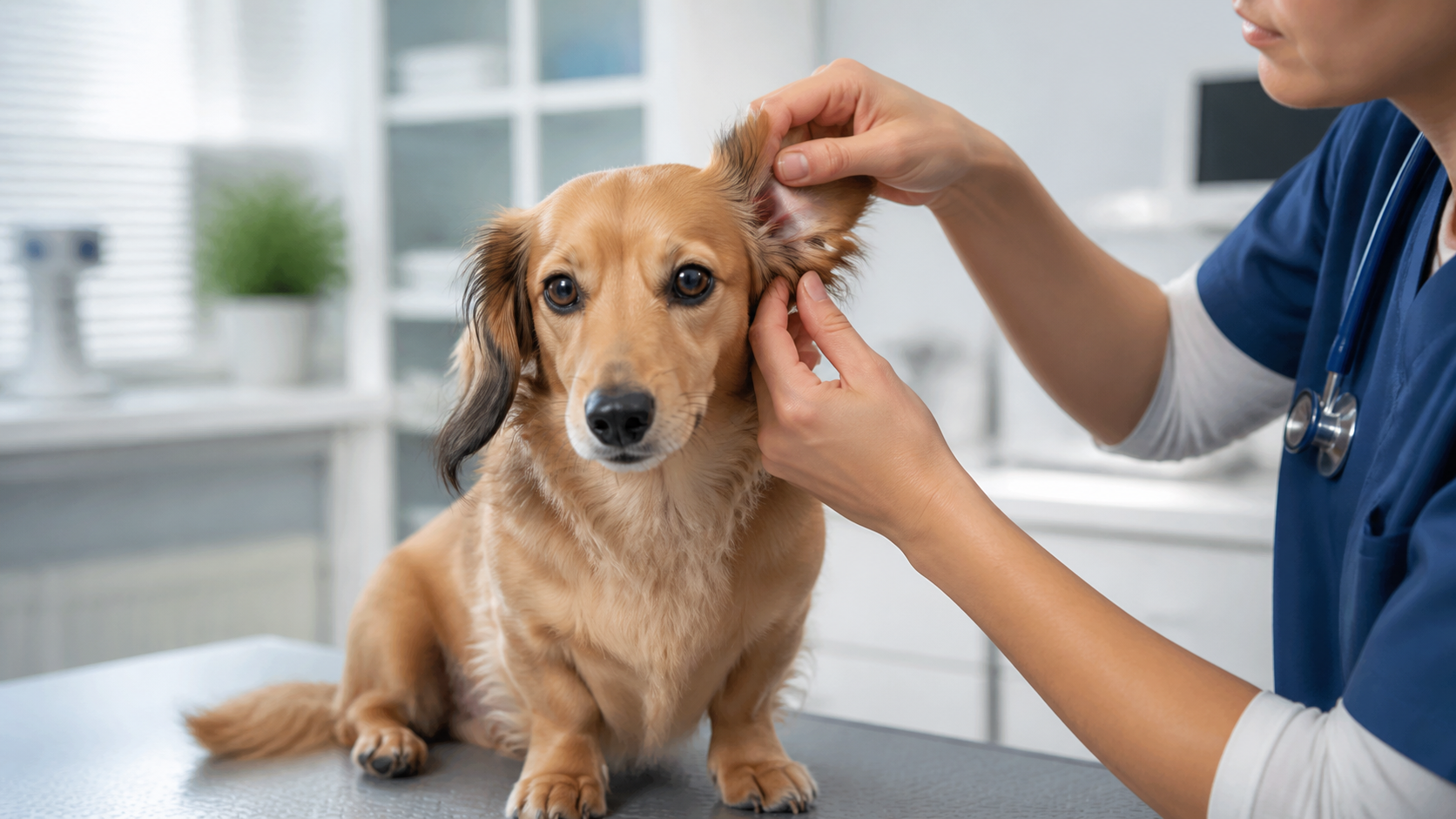 犬が耳をかいて頭を振るときに疑う耳のトラブル