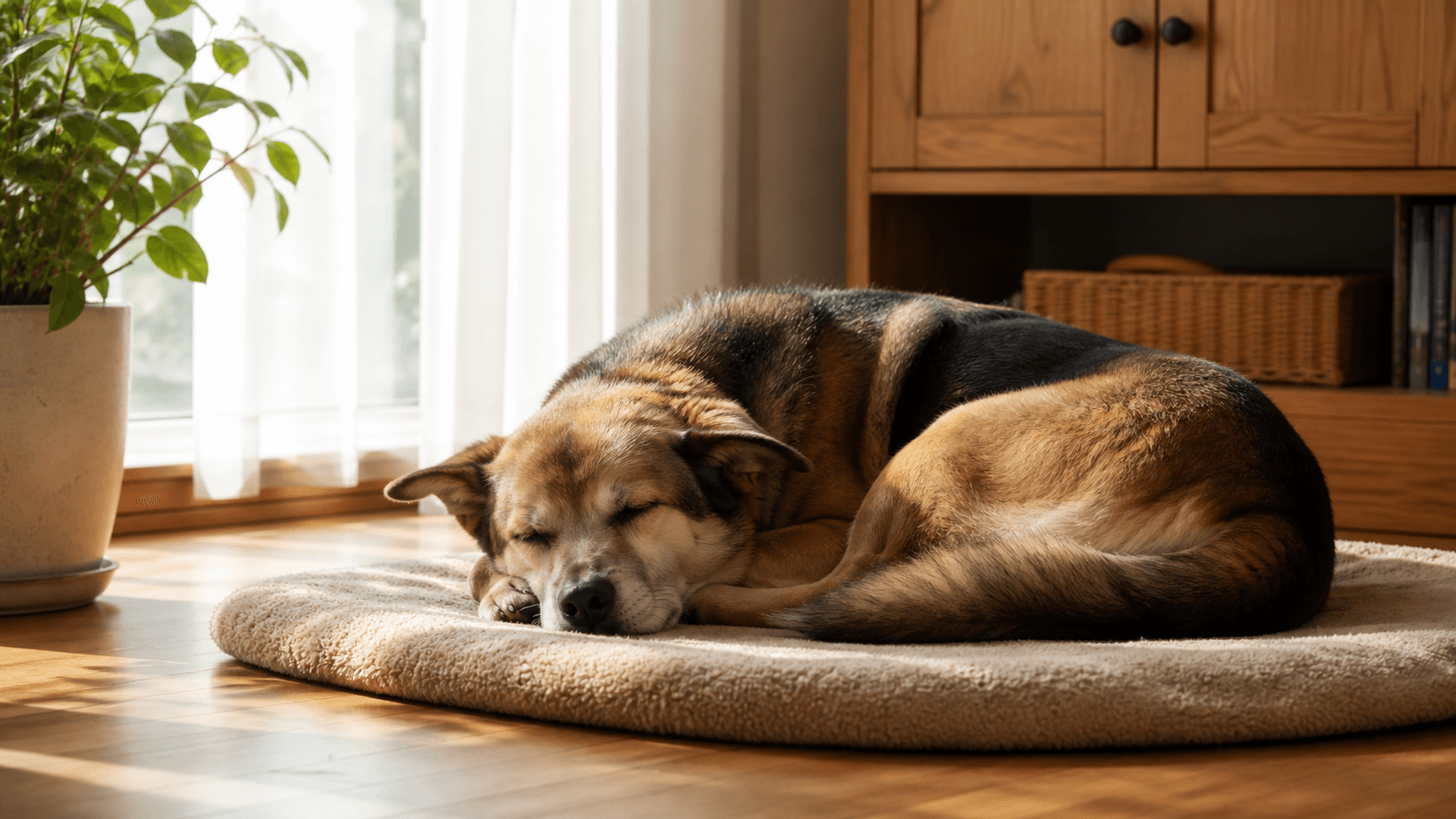 寝ている犬を起こすときに噛まれない安全な声かけと距離の取り方