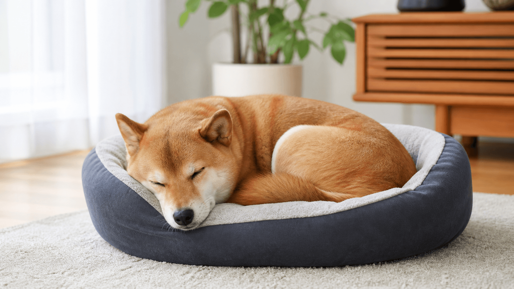犬が丸まって寝るのは寒いだけ?安心できる理由と受診目安