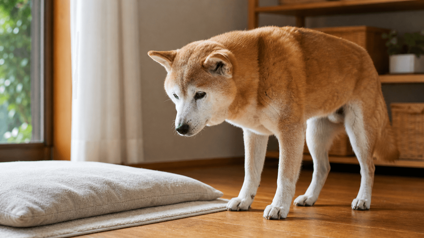犬が立ったまま座らないときに見たい痛み・関節・肛門まわりのサイン